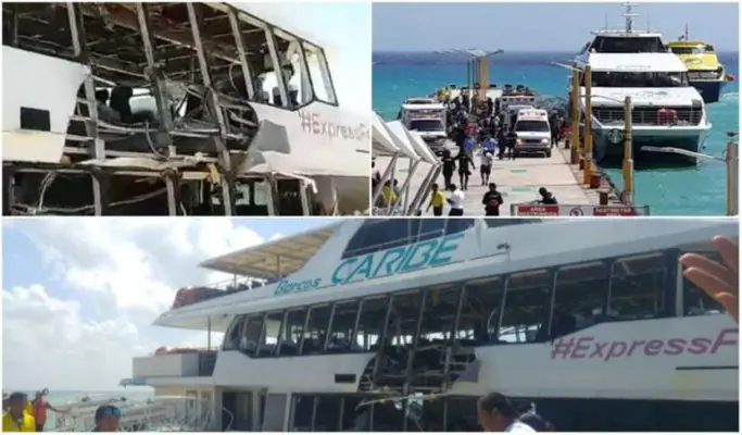 Excursions ferry blast
