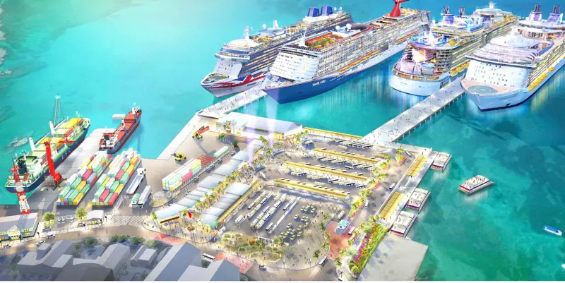 cayman islands new cruise ship terminal