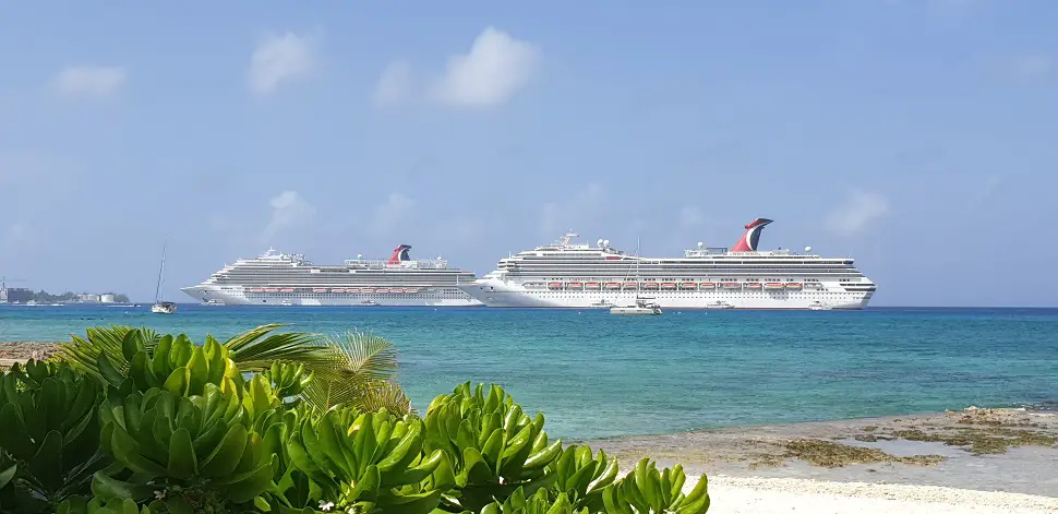 Carnival Ships in Grand Cayman