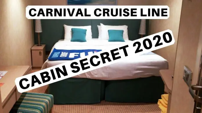 Carnival Cruise Line Cabin Secret